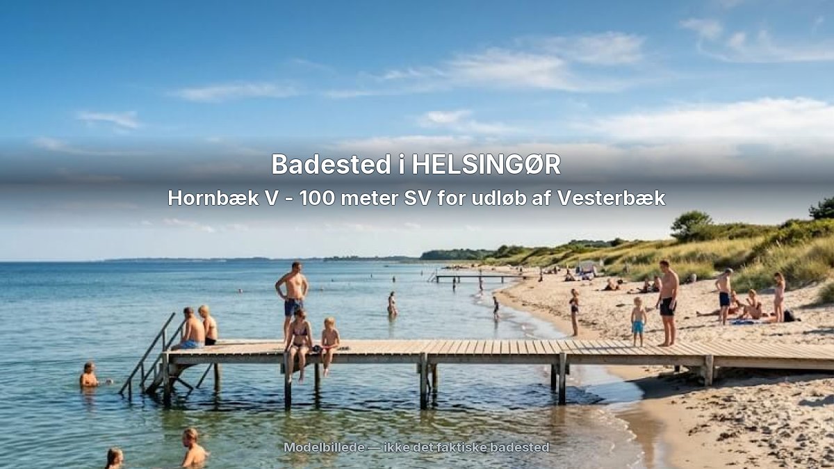 Hornbæk V - 100 meter SV for udløb af Vesterbæk